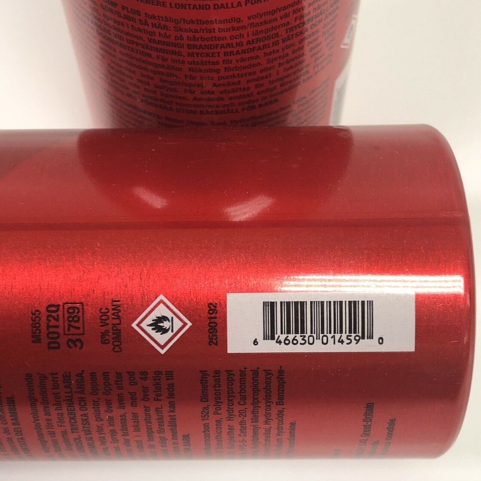 2-16 oz Cans of Sexy Hair Big Root Pump Plus Volumizing Spray Mousse New