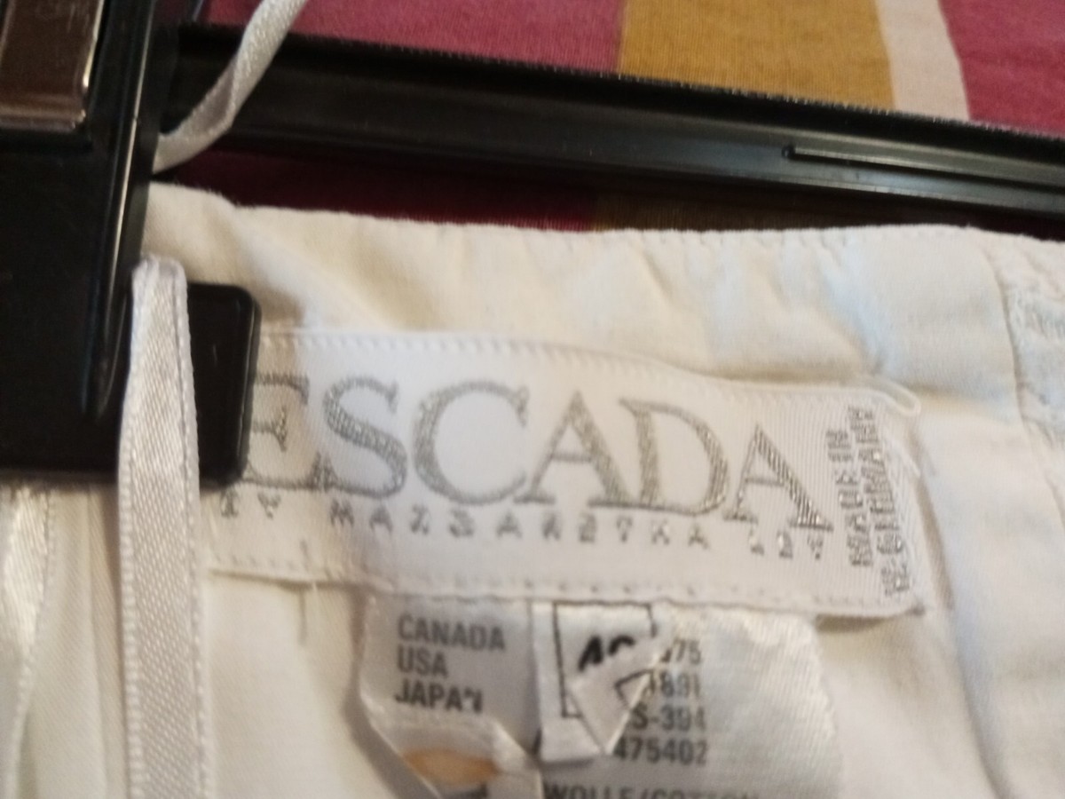 Robe Bustier Vintage Escada Taille 42 - Multicouleur Et Noire, En Très Bon état