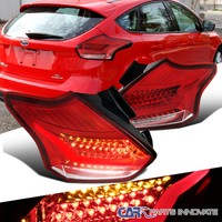 2015-2016 Ford Focus Hatchback 5 Dr Led Red Tail Lights Brake Lamps Left+right on sale 2015-2016 Ford Focus Hatchback 5 Dr Led Red Tail Lights Brake Lamps Left+right on sale