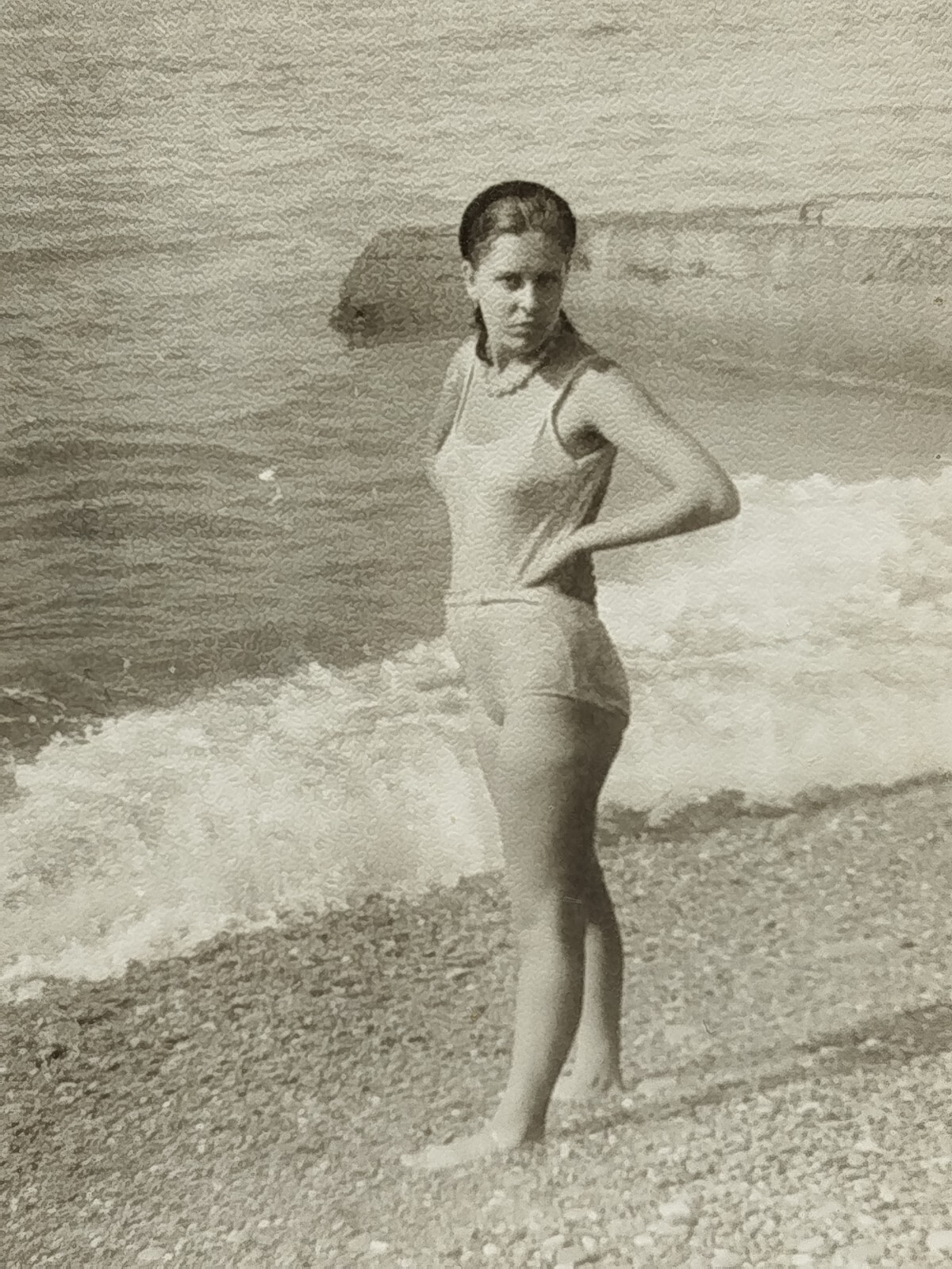 Vintage Photo - Beautiful Women - Swimsuits - Beach Scene #28