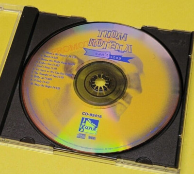 Can't Stop by Thom Rotella (Promo CD, Jan-1997, Telarc Distribution)
