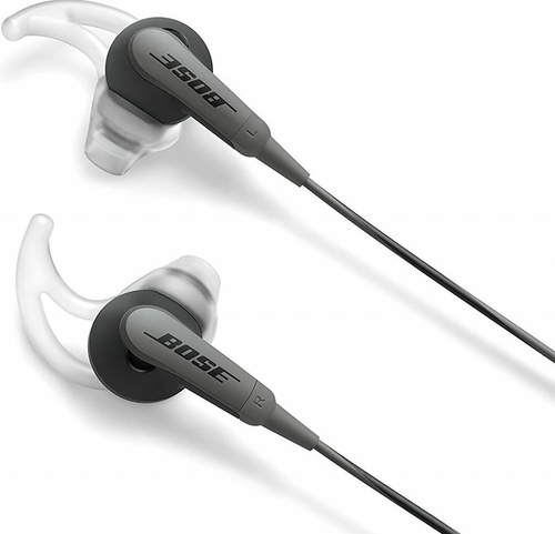 NEW Bose SoundSport Headphones Earbuds Wired 3.5mm Jack Earphones Charcoal  Black 17817699273 | eBay