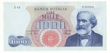 1000 LIRE GIUSEPPE VERDI I° TI…
