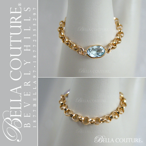 $500 NEW VICTORIAN 14K GOLD 5MM PERIDOT .95 CT DIAMOND CHAIN BRACELET 14K CHARM - Picture 20 of 24