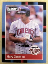 1988 Leaf Donruss Gary Gaetti Card #200 Twins High Grade Centered & Sharp!