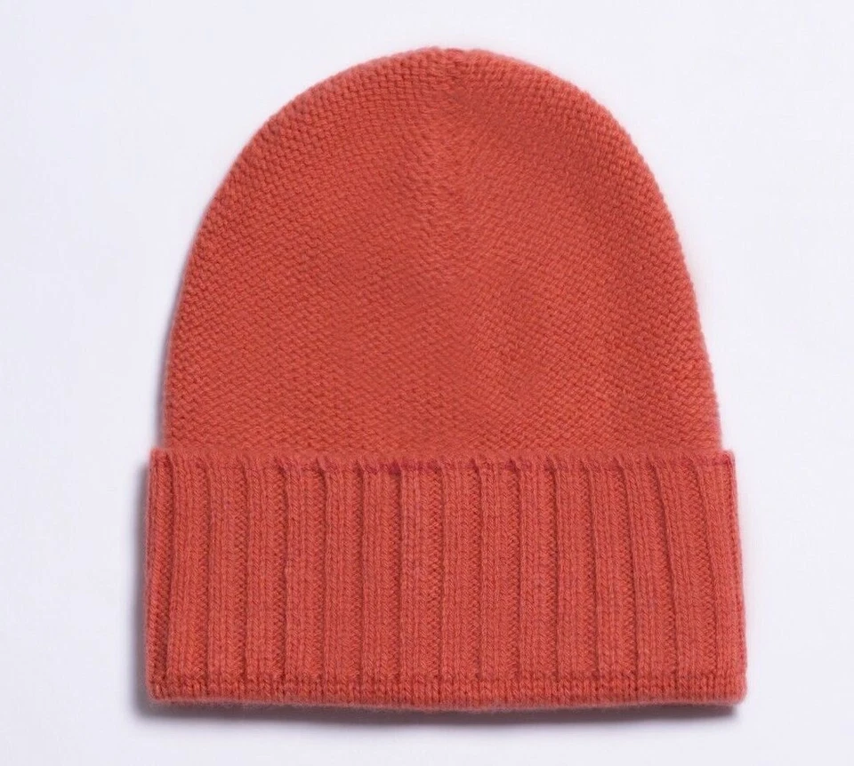 1stAmerican Cappellino Uomo Liscio 100% Cashmere Made in Italy Berretto Cuffia - Image 3 of 4