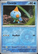 Chewtle 43/142 Common Stellar Crown Pokemon Reverse Holo Near Mint