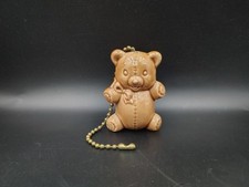 Vintage 1970's Duncan Ceramic Teddy Bear Lamp Light Pull Chain
