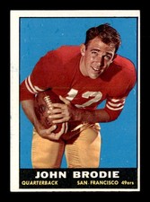 1961 Topps #59 John Brodie RC EX+ X2865275