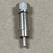F-Type Male to RCA Male Adapter Coax Coaxial Cable Plug Connector Converter CCTV