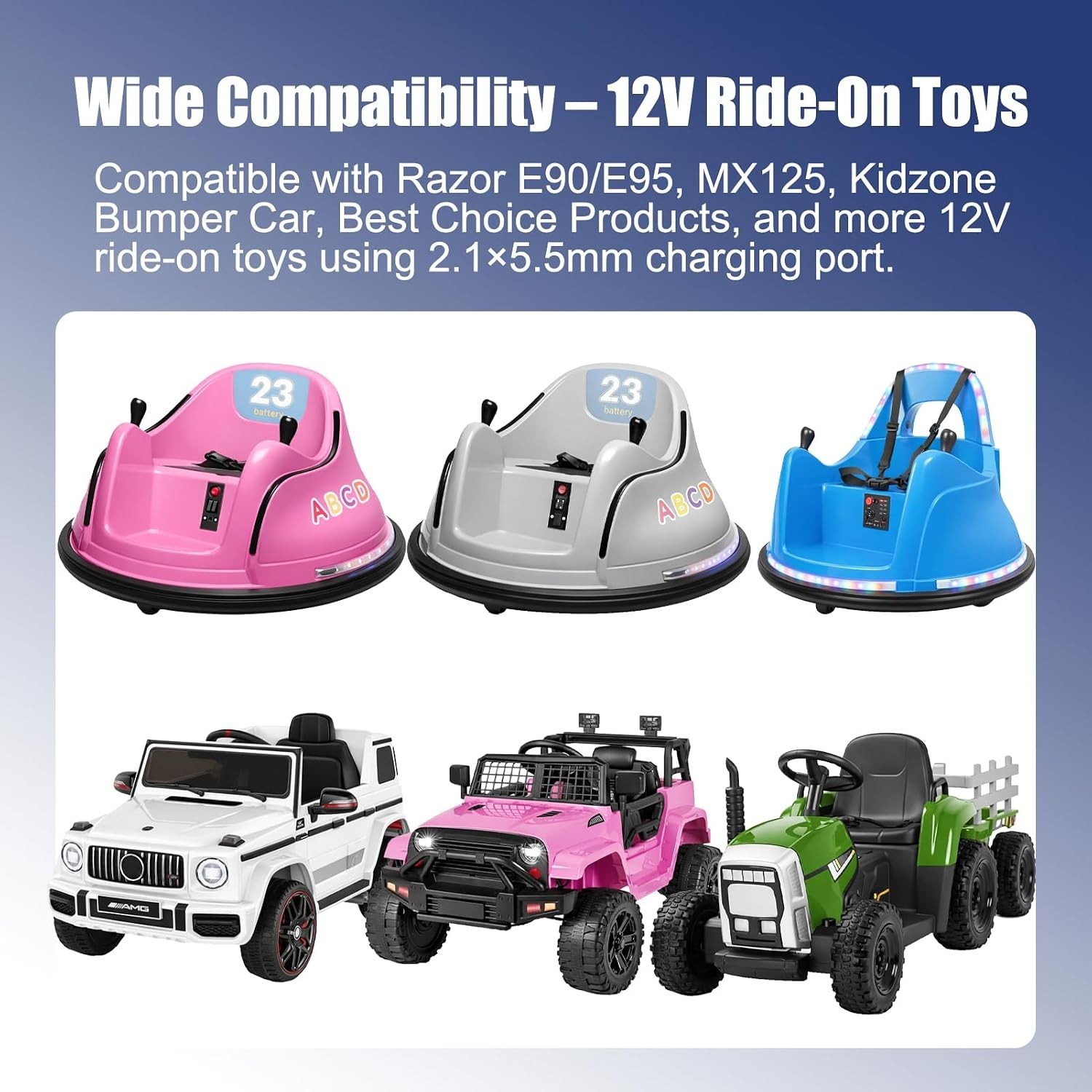 12V Ride On Toy Charger Image 3