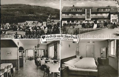 Bischofsgruen Panorama Hoyer Baude Teilansichten