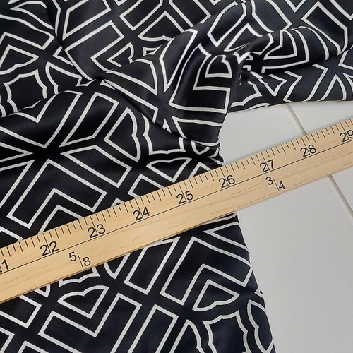 Camicia da notte NATORI Private Luxuries raso geometrico taglia XL abito con bottoni pigiama - Foto 7 di 9