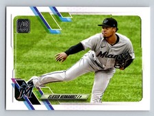 2021 Topps Update #US168 Elieser Hernandez Miami Marlins
