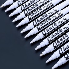 White Liquid Chalk Markers for Blackboard Window Marker for Glass Washable