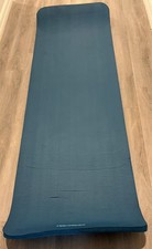 Retrospec Solana 1" Thick Yoga Exercise Mat with Carrying Strap Ocean Blue