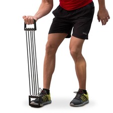 ESTENSORE DOPPIA MANIGLIA ELASTICO MOLLA 5 MOLLE PALESTRA SPORT FITNESS GYM