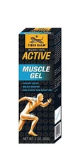 Tiger Balm Active Mildly Scented Cooling Pain Relief Non-Sticky Muscle Gel 2 Oz
