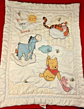 Disney Winnie the Pooh Tigger Piglet You Are So Loved Baby Comforter Blanket