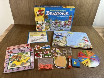 Richard Scarry's Busytown Eye Found It Game Wonder Forge Complete W 2 Books