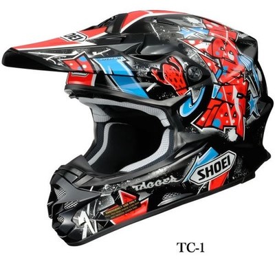 Shoei VFX-W Barcia Full Face Helmet/Graffiti/Discontinued Design/Size Medium 