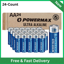 24-100 AA Batteries Long Lasting Alkaline Battery Heavy Duty Tv Remote Toys Lot