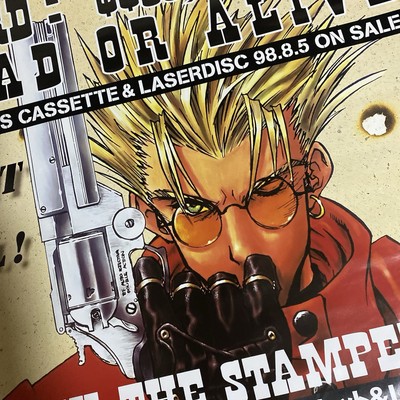 Trigun Poster B2 1998 Yasuhiro Nightow #698 | eBay