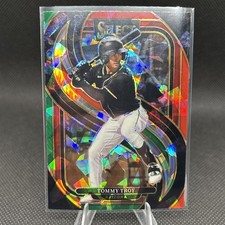 2025 Select Baseball- Tommy Troy Premier Level Green &Red ice Prizm #193