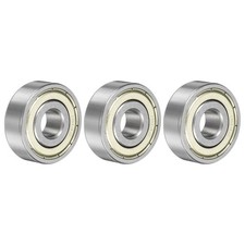 3Pcs 1614ZZ Deep Groove Ball Bearing, 3/8" x 1-1/8" x 3/8" Sealed Bearing