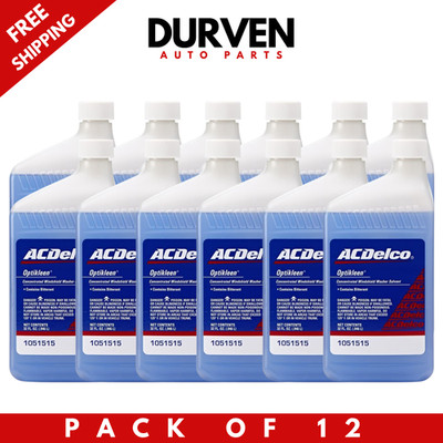 ACDelco Optikleen 1051515 Glass Windshield Washer Fluid GM 32 oz (Pack of 12)
