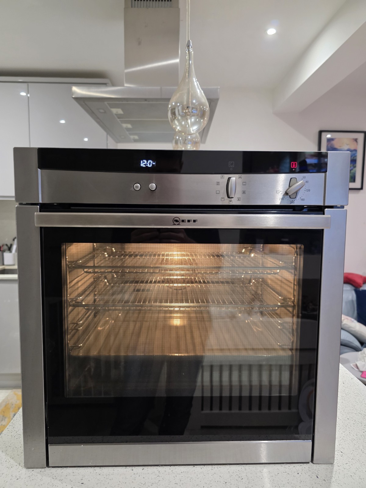 Neff B45M52N3GB Slide&hide Single Electric Oven Stainless Steel