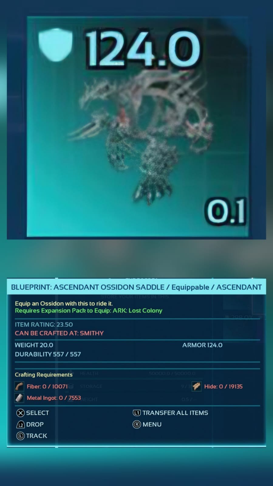 Neu Baupläne Lost Colony Ark Ascended Pve Official-Asa-Bps-Saddles PC/XBOX/PS5