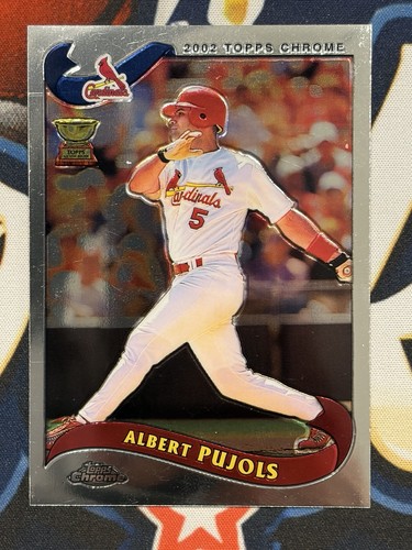 Albert Pujols #160 2002 Topps Chrome card