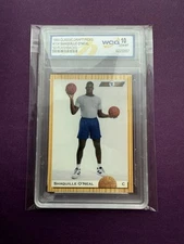 1993 CLASSIC DRAFT PICKS SHAQUILLE O'NEAL WCG 10
