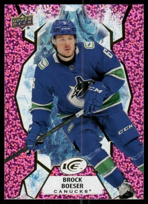 2021-22 Upper Deck Ice Lavender #12 Brock Boeser - HKY