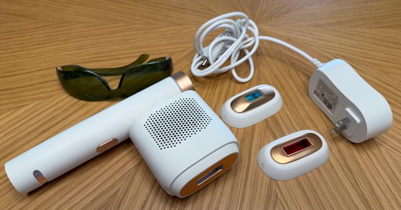 Laser Hair Removal, BoSidin IPL Hair Removal with Painless Ice-Cooling, 2-in-1