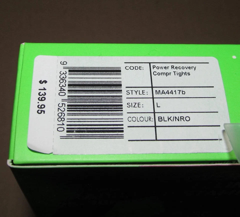 2XU Men's Power Compression Tight for Recovery Size Large Black MA4417b NEW - Image 2 of 3