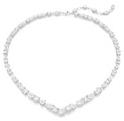 Swarovski Mesmera Necklace Mixed Cuts, White, Rhodium Plated 5665242