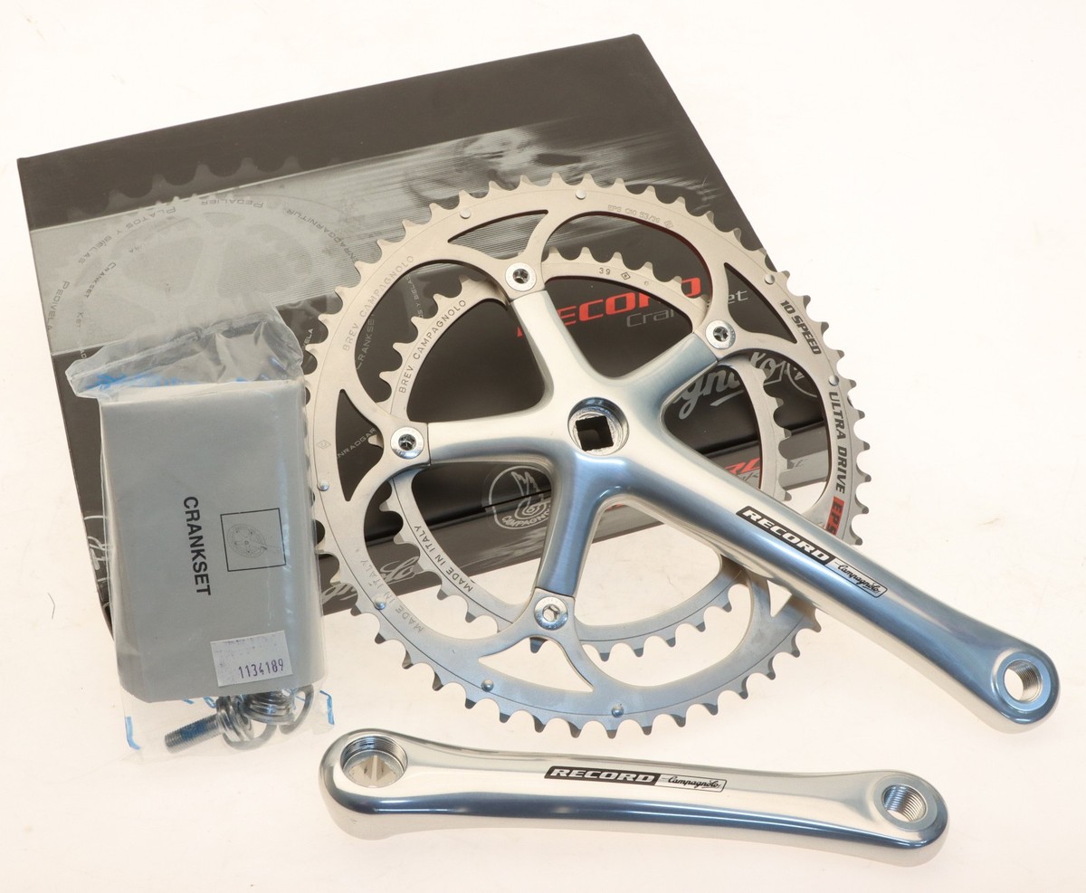 Campagnolo Record Crankset 10 Speed 53/39T 175mm Pre-2000's NOS