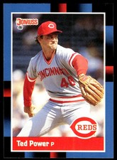 Ted Power 1988 Donruss #142 Cincinnati Reds MLB READ FREE SHIPPING AutographDen