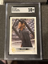 2022 Topps ONeil Cruz (RC) Pittsburgh Pirates Player Variations #537 SGC 10 GM