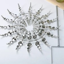 Magische Metall Windmühle 3D Windskulptur Solar Garten Hof Dekor