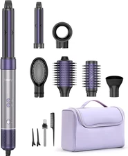 Hair Dryer Brush Blow Dryer, 7-In-1 Hot Air Brush Styler – Fast Drying, Curling,