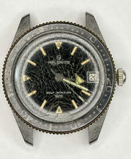 Helbros Self-Winding Black Dial Date 20 ATU Watch (great for Water Sports)