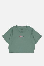 Reebok Lux Bold Crop Tee Tregre SIZE M
