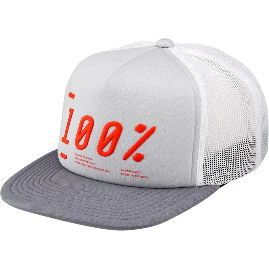 100% Youth Transfer Trucker Hat - Grey 20095-007-01 - Image 4 of 4