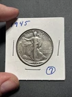 1945 Walking Liberty Half Dollar, 90% Silver