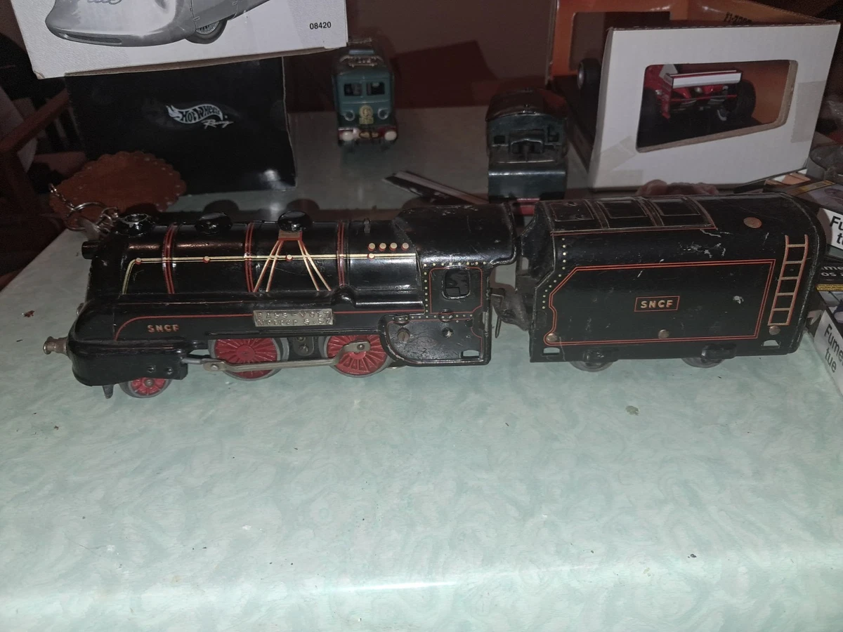 JEP locomotive carénée 120 SNCF noire avec tender échelle O