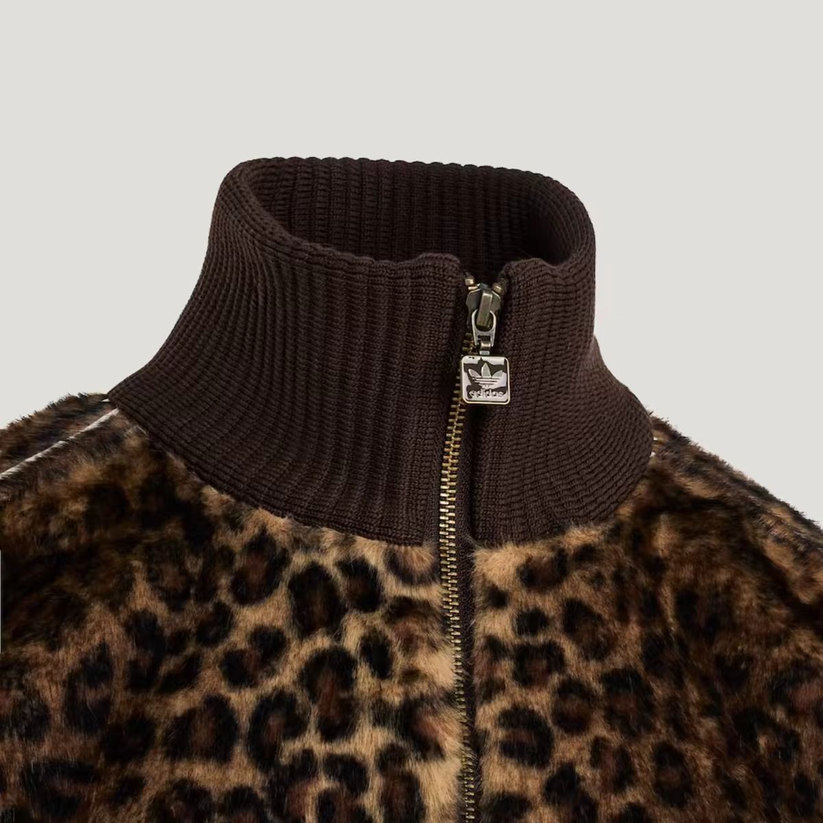 Adidas Originals FW25 JQD TT Track Top Leopard Casual Jacket 