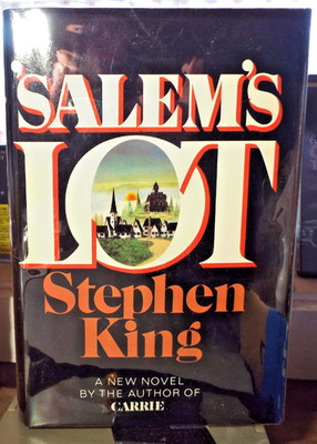 Salem's Lot by Stephen King (1975) HC.DJ. Book Club Edition. Very Good  Cond
